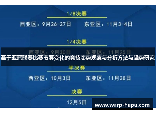 基于亚冠联赛比赛节奏变化的竞技态势观察与分析方法与趋势研究 基于亚冠联赛比赛节奏变化的竞技态势观察与分析方法与趋势研究